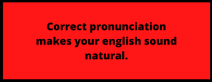 english pronunciation