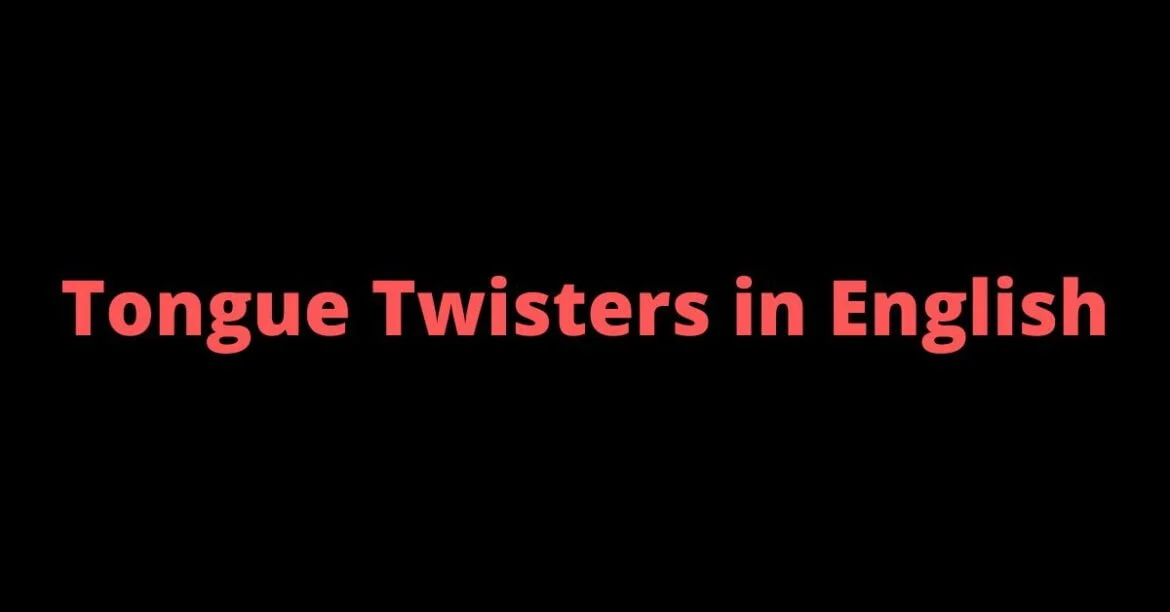 Tongue Twisters in English – Improve Pronunciation | English By Zahid Sir