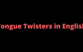 Tongue Twisters in English