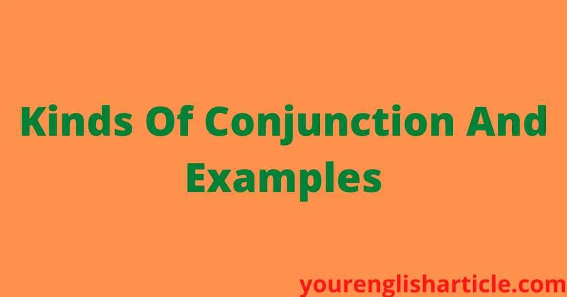 Kinds Of Conjunction And Examples | English By Zahid Sir