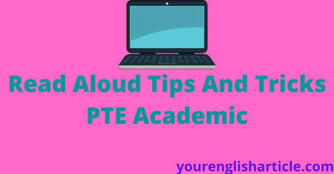 Read Aloud Tips And Tricks PTE Academic | PTE By Zahid Sir
