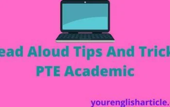 Read Aloud Tips And Tricks PTE Academic