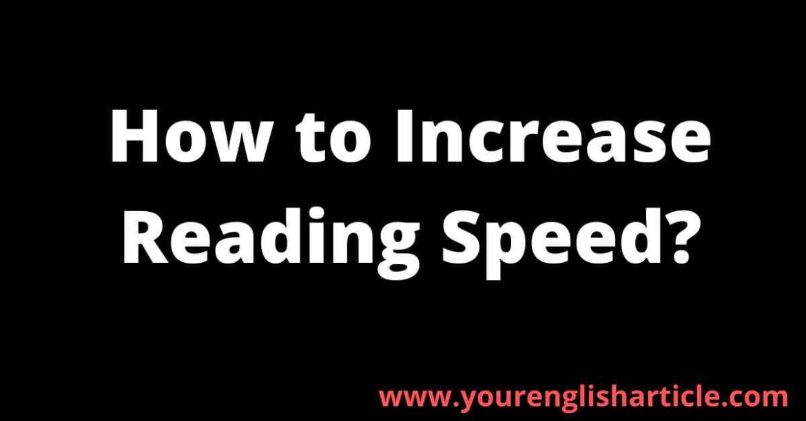 Speed Reading – How To Do It As Fast As Possible?
